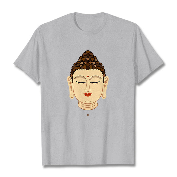 Buddha Stones Meditation Buddha Tee T-shirt - LightGrey - 2XL - image 19