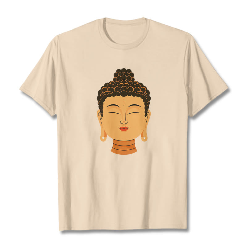 Buddha Stones Blessed Meditation Buddha Tee T-shirt - Bisque - 2XL - image 17