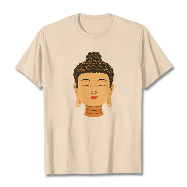 Buddha Stones Blessed Meditation Buddha Tee T-shirt - Bisque - 2XL - image 17