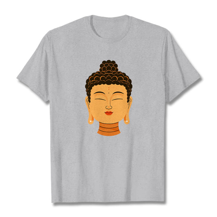 Buddha Stones Blessed Meditation Buddha Tee T-shirt - LightGrey - 2XL - image 19
