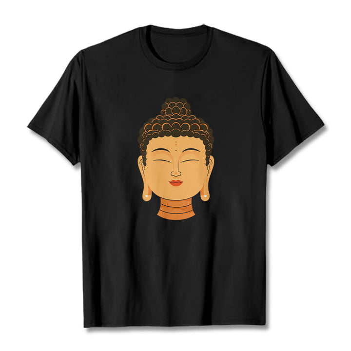 Buddha Stones Blessed Meditation Buddha Tee T-shirt - Black - 2XL - image 6