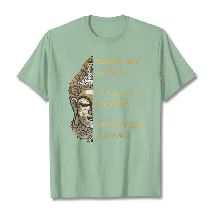 Buddha Stones What You Think Tee T-shirt - PaleGreen - 2XL - image 15