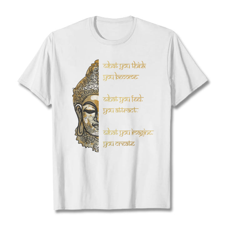 Buddha Stones What You Think Tee T-shirt - White - 2XL - image 6