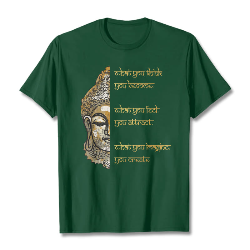 Buddha Stones What You Think Tee T-shirt - ForestGreen - 2XL - image 11