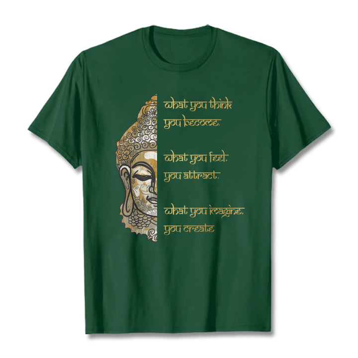 Buddha Stones What You Think Tee T-shirt - ForestGreen - 2XL - image 11
