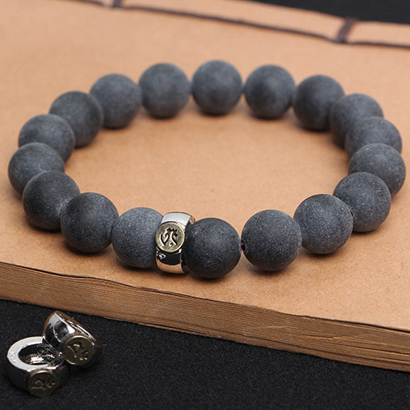 Buddha Stones Chinese Zodiac Natal Buddha Tibetan Cypress Healing Bracelet