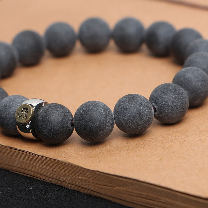 Buddha Stones Chinese Zodiac Natal Buddha Tibetan Cypress Healing Bracelet