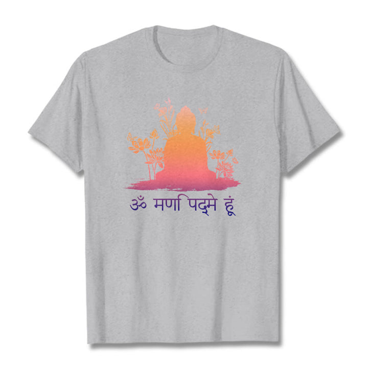 Buddha Stones Sanskrit OM NAMAH SHIVAYA Tee T-shirt - LightGrey - 2XL - image 20