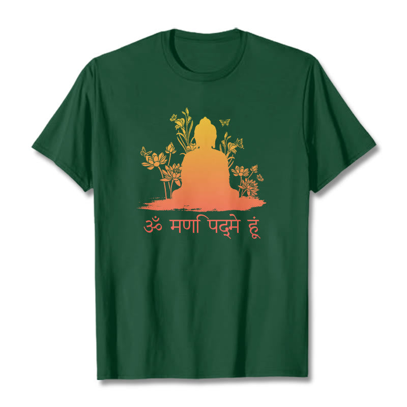 Buddha Stones Sanskrit OM NAMAH SHIVAYA Tee T-shirt - ForestGreen - 2XL - image 11