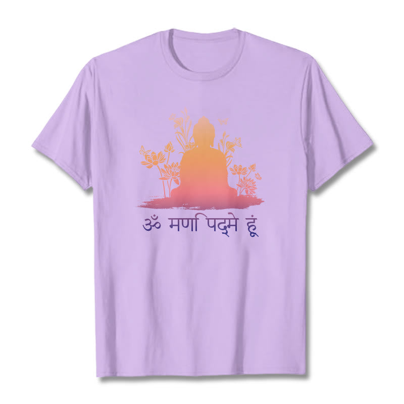 Buddha Stones Sanskrit OM NAMAH SHIVAYA Tee T-shirt - Plum - 2XL - image 17