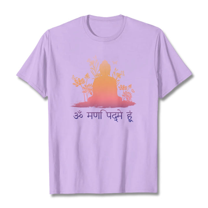 Buddha Stones Sanskrit OM NAMAH SHIVAYA Tee T-shirt - Plum - 2XL - image 17