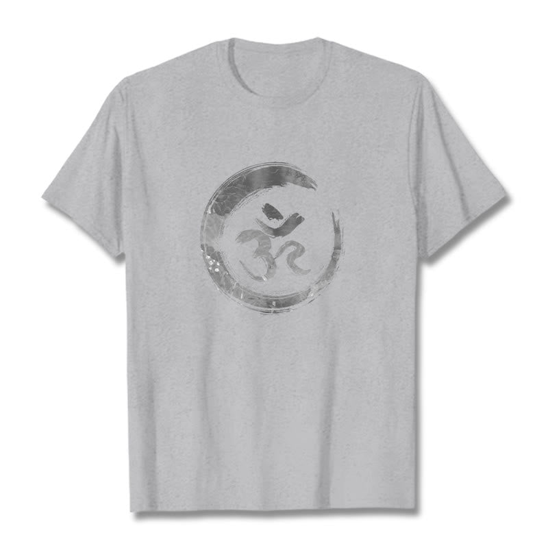 Buddha Stones OM Mantra Sanskrit Tee T-shirt