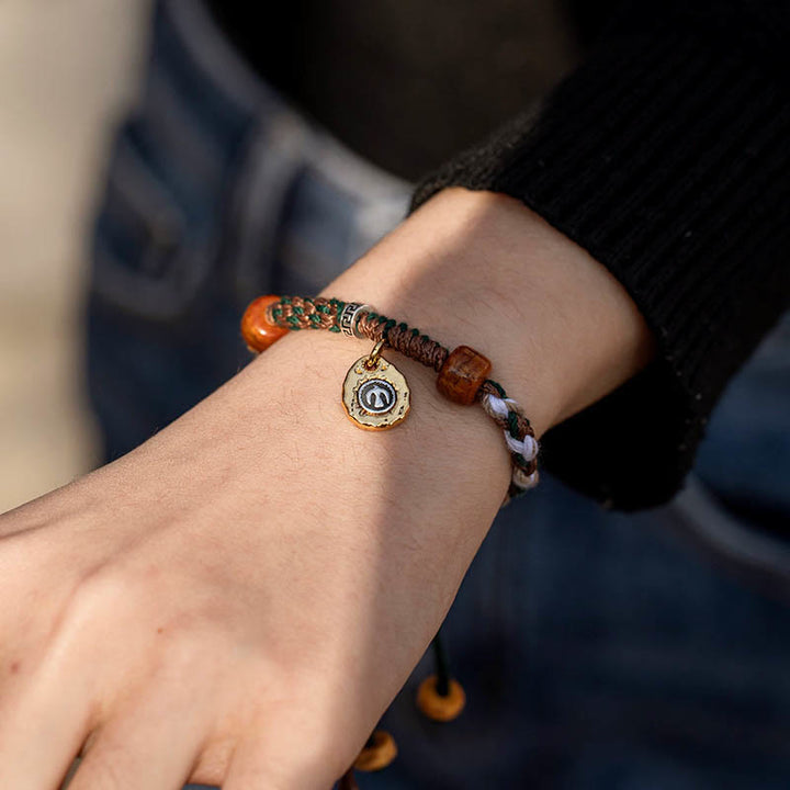 Buddha Stones "Cheers to Harmony and Blessings" Tibetan Rope Bracelet Includes Gift Message Card - image 13