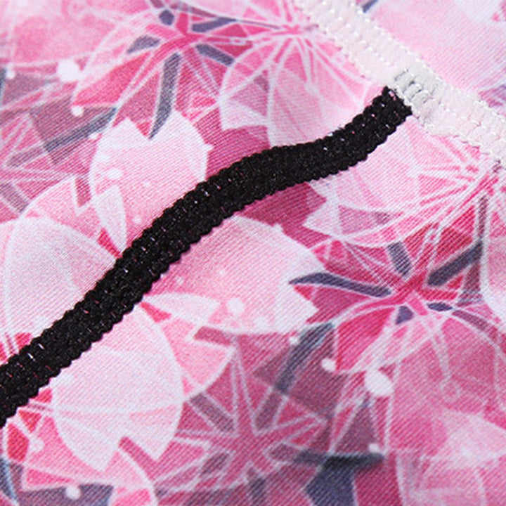 Buddha Stones Cherry Blossoms Sakura Lines Print Sports Yoga Cropped Leggings Women's Yoga Capri Pants - image 6