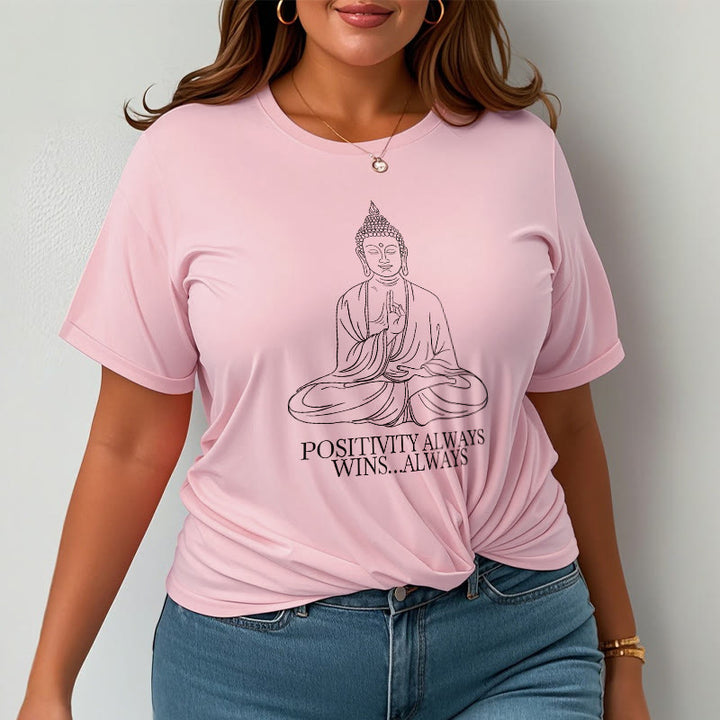Buddha Stones Positivity Always Wins Tee T-shirt - image 14