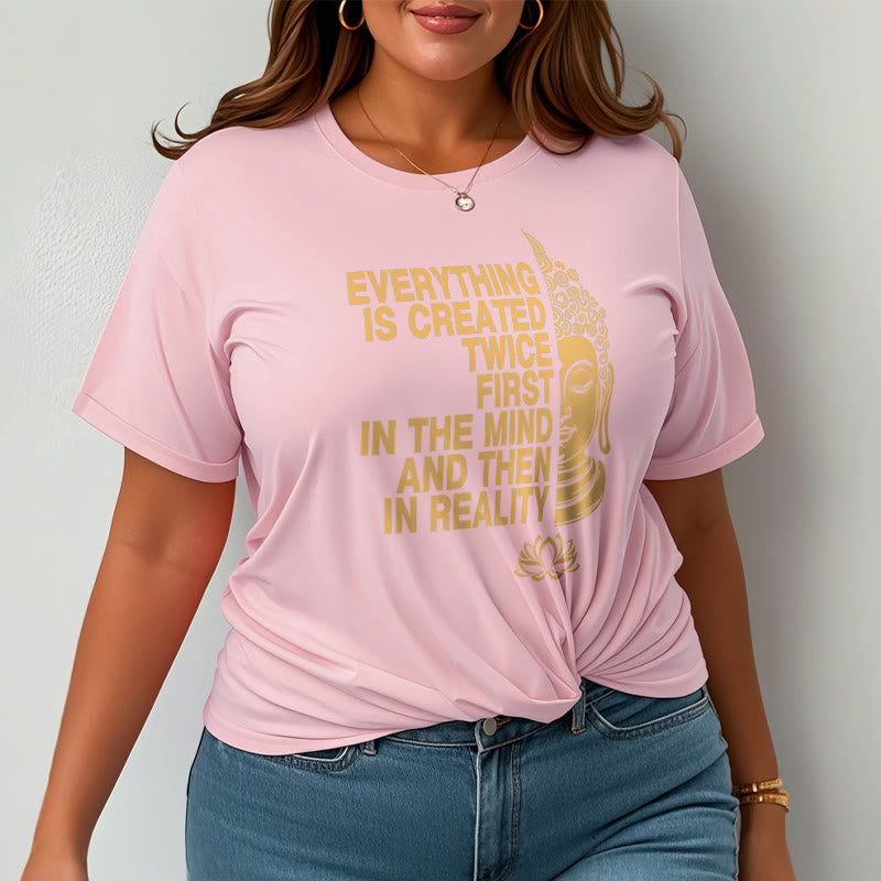 Buddha Stones Everything Is Created Twice Tee T-shirt - image 13