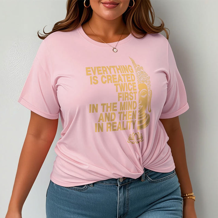 Buddha Stones Everything Is Created Twice Tee T-shirt - image 13