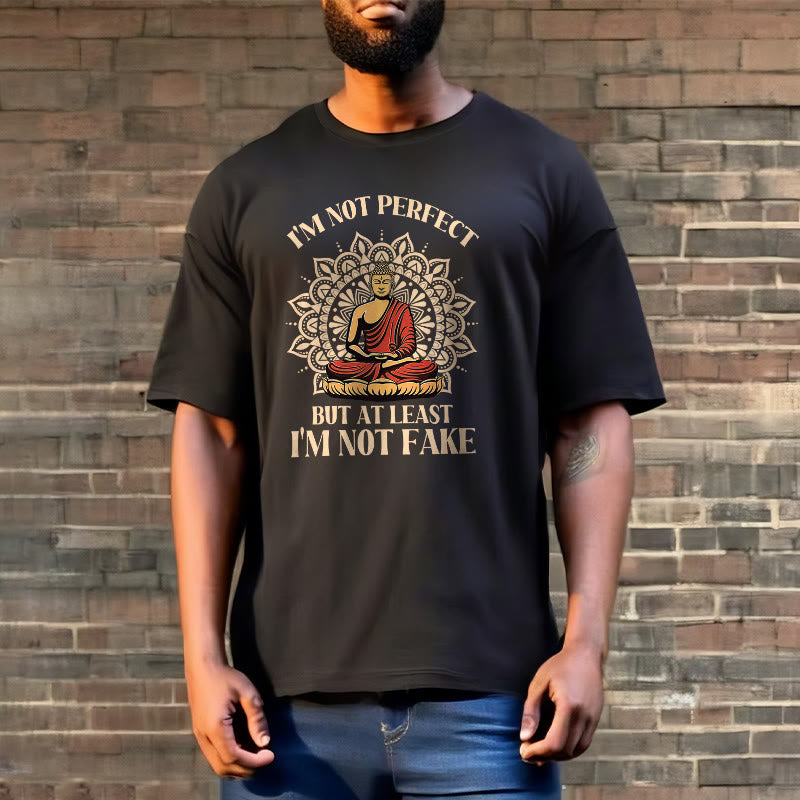 Buddha Stones I'm Not Perfect Tee T-shirt - image 5