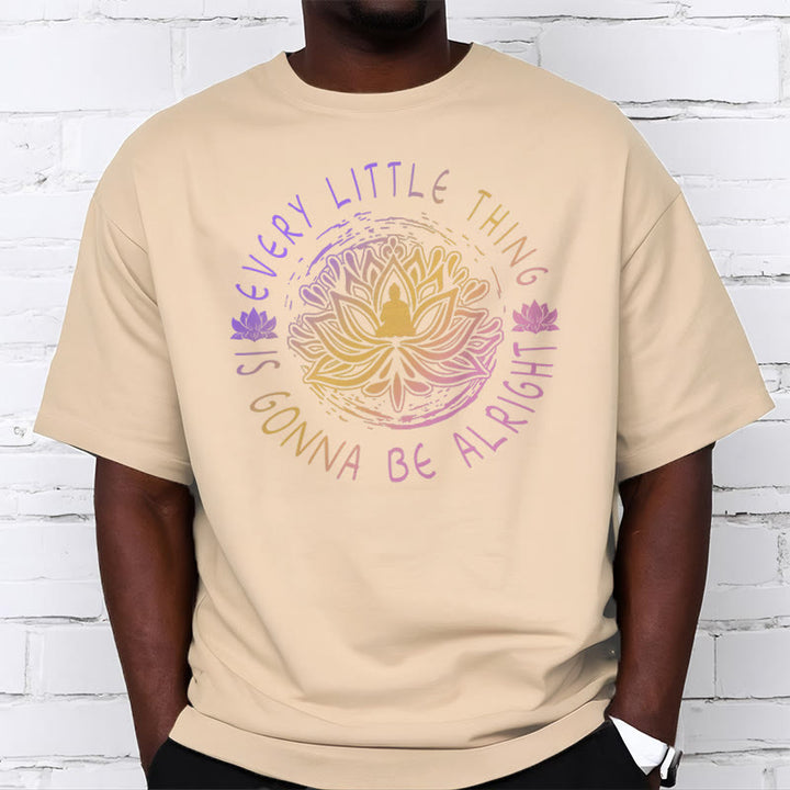 Buddha Stones Every Little Thing Is Gonna Be Alright Tee T-shirt - image 11