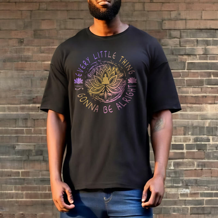 Buddha Stones Every Little Thing Is Gonna Be Alright Tee T-shirt - image 8