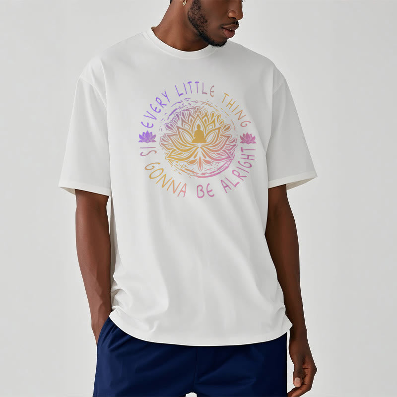 Buddha Stones Every Little Thing Is Gonna Be Alright Tee T-shirt - image 4