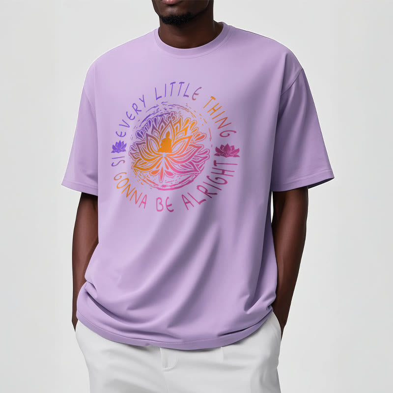Buddha Stones Every Little Thing Is Gonna Be Alright Tee T-shirt - image 2