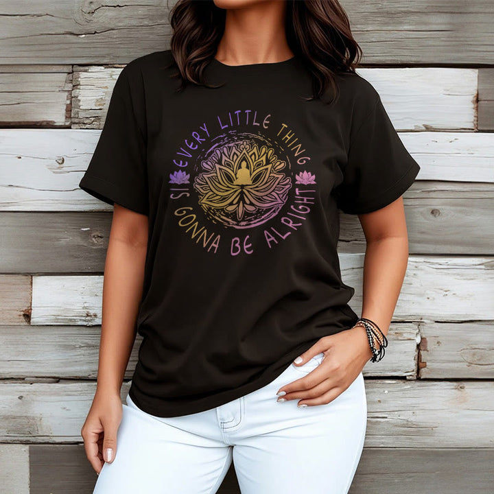 Buddha Stones Every Little Thing Is Gonna Be Alright Tee T-shirt - image 9