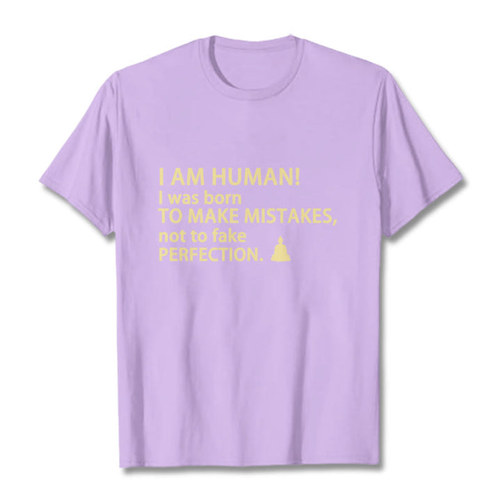 Buddha Stones I Am Human Tee T-shirt - Plum - 2XL - image 18