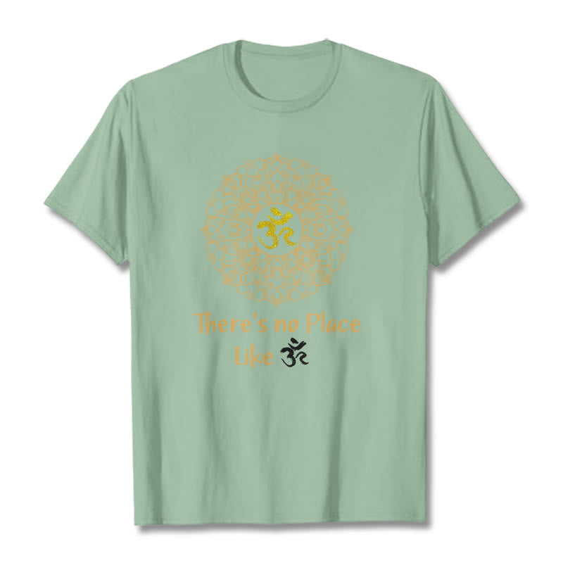 Buddha Stones There Is No Place Like Lotus Tee T-shirt - Pale Green - 2XL - image 13