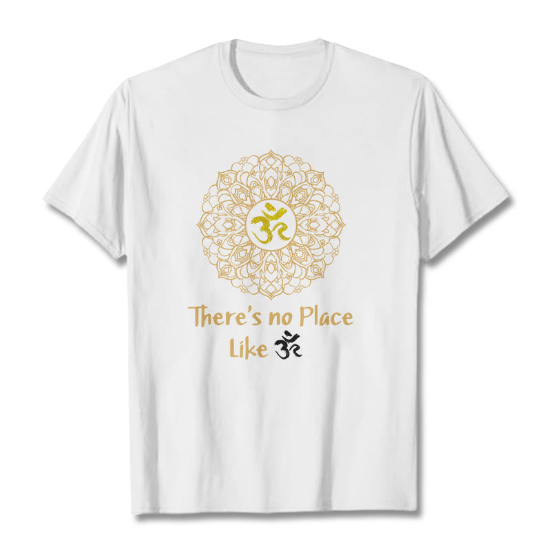 Buddha Stones There Is No Place Like Lotus Tee T-shirt - White - 2XL - image 7