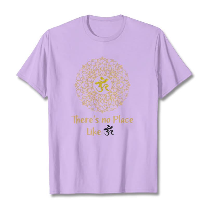 Buddha Stones There Is No Place Like Lotus Tee T-shirt - Plum - 2XL - image 15