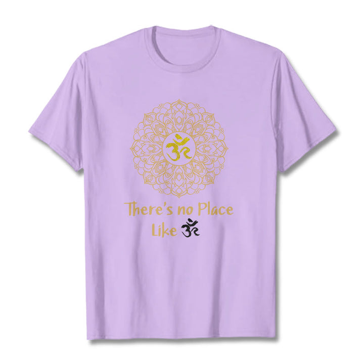 Buddha Stones There Is No Place Like Lotus Tee T-shirt - Plum - 2XL - image 15