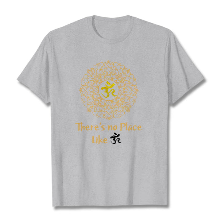Buddha Stones There Is No Place Like Lotus Tee T-shirt - Light Grey - 2XL - image 19