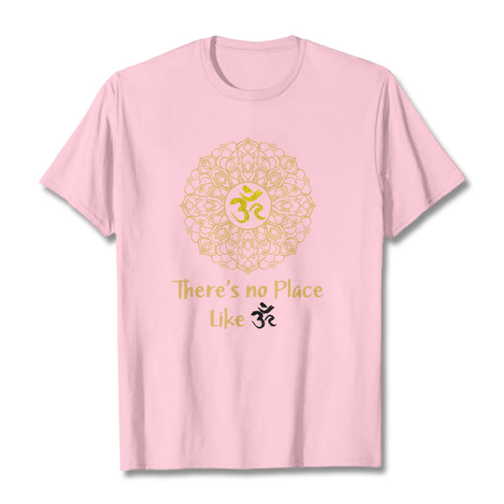 Buddha Stones There Is No Place Like Lotus Tee T-shirt - Light Pink - 2XL - image 11