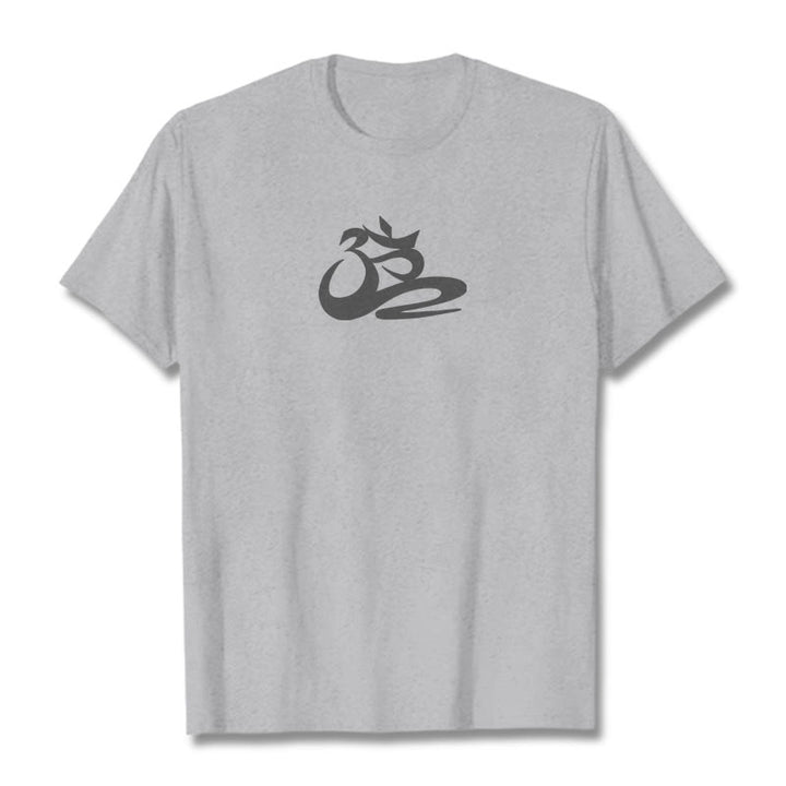 Buddha Stones OM Tee T-shirt - Light Grey - 2XL - image 20