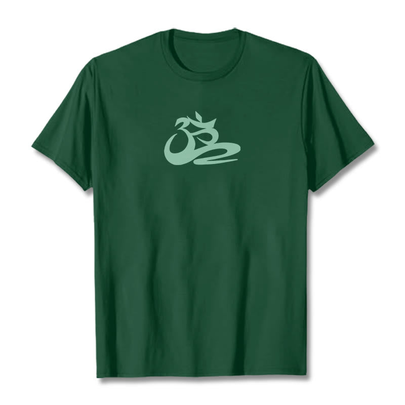 Buddha Stones OM Tee T-shirt - Forest Green - 2XL - image 4