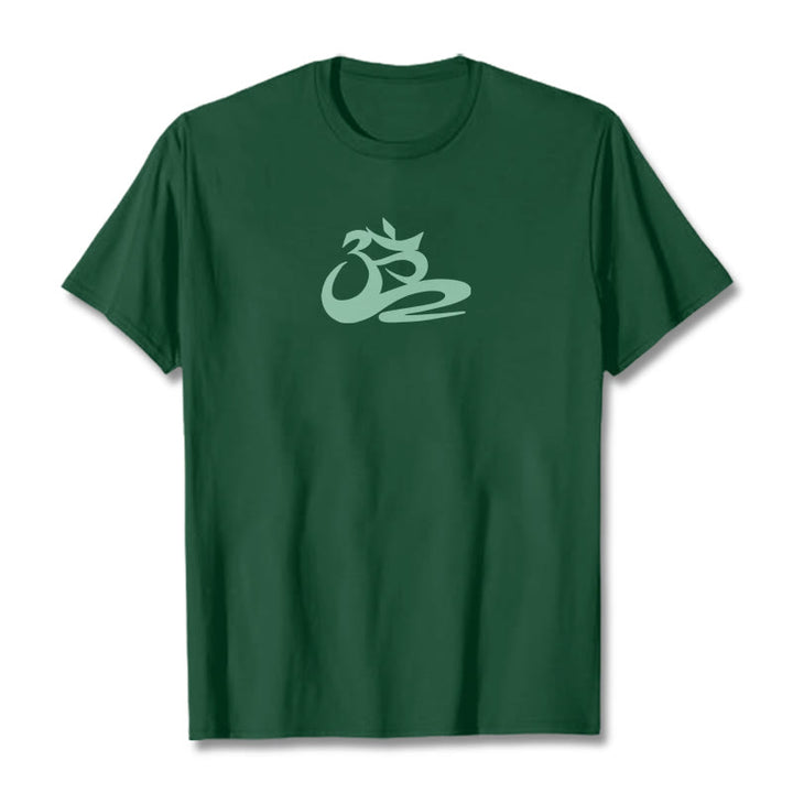Buddha Stones OM Tee T-shirt - Forest Green - 2XL - image 4