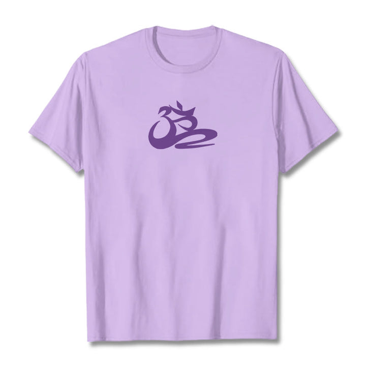 Buddha Stones OM Tee T-shirt - Plum - 2XL - image 1
