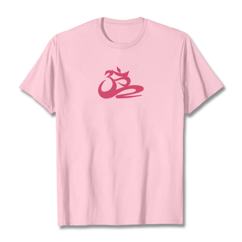 Buddha Stones OM Tee T-shirt - Light Pink - 2XL - image 14