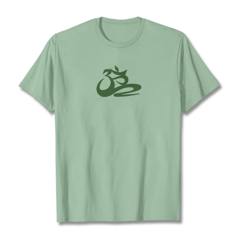 Buddha Stones OM Tee T-shirt - Pale Green - 2XL - image 16