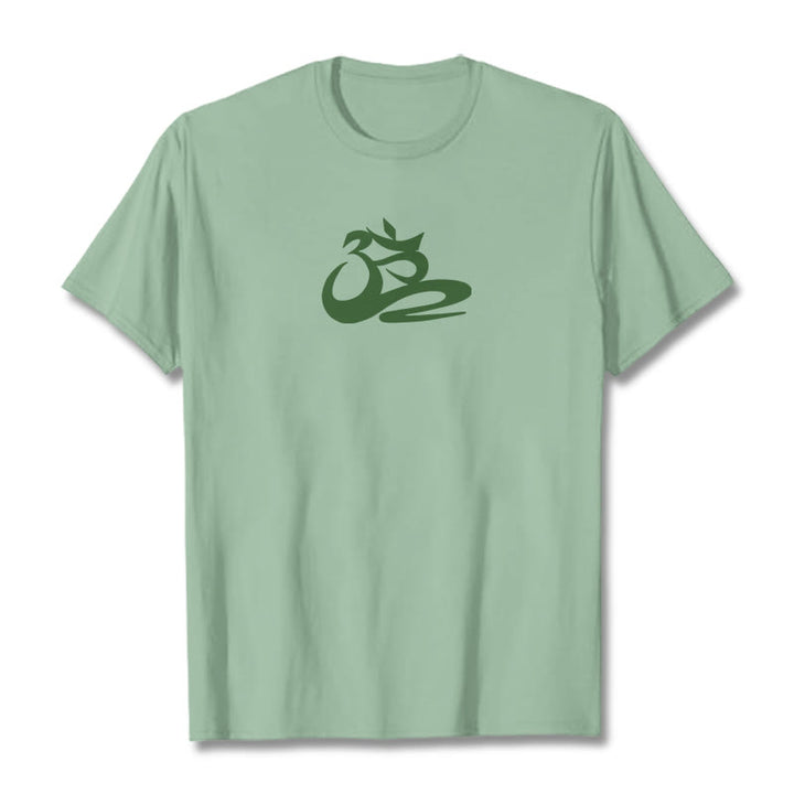 Buddha Stones OM Tee T-shirt - Pale Green - 2XL - image 16