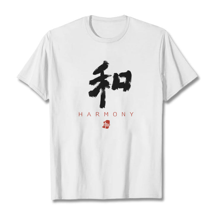 Buddha Stones He Harmony Tee T-shirt - White - 2XL - image 8