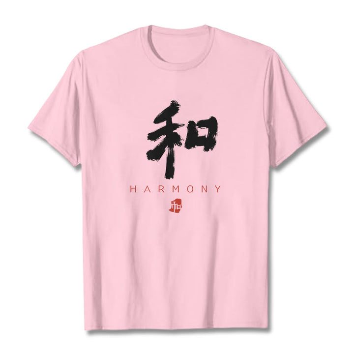 Buddha Stones He Harmony Tee T-shirt - Light Pink - 2XL - image 12