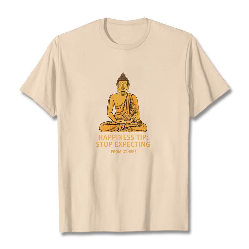 Buddha Stones Stop Expecting From others Buddha Tee T-shirt - Bisque - 2XL - image 15