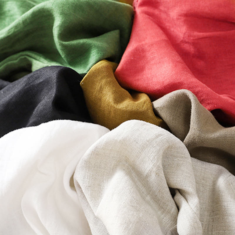 Buddha Stones Summer Women's Cotton Drawstring Harem Pants With Pockets - image 2