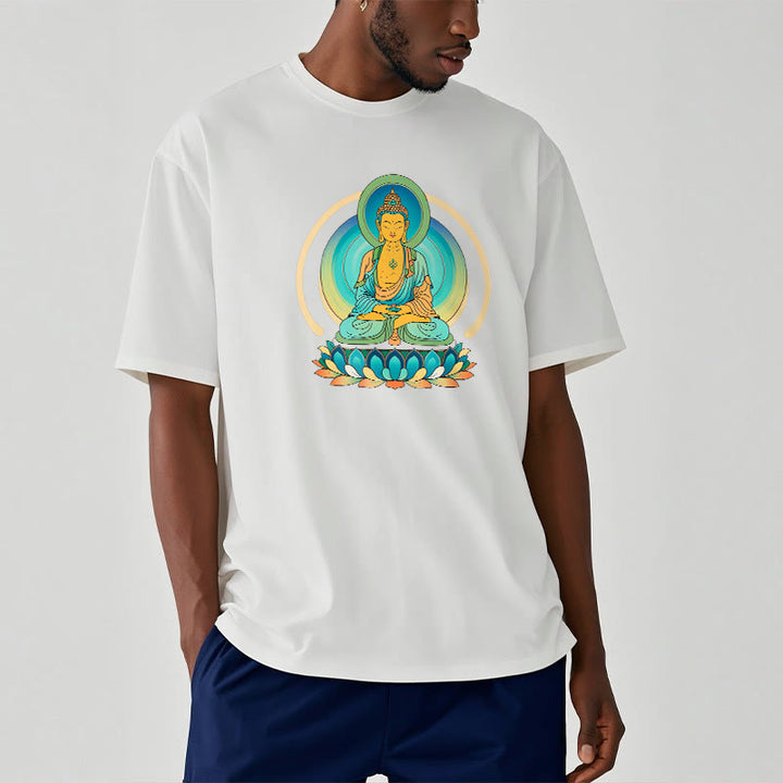 Buddha Stones Lotus Buddha Tee T-shirt