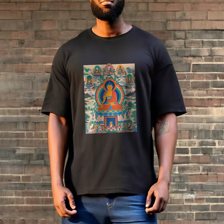Buddha Stones The Medicine Buddha Sutra Transformed Into Art Tee T-shirt - image 8