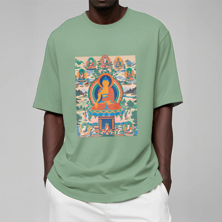 Buddha Stones The Medicine Buddha Sutra Transformed Into Art Tee T-shirt - image 16
