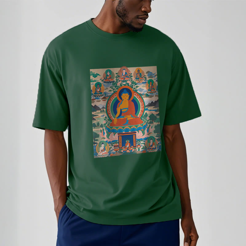 Buddha Stones The Medicine Buddha Sutra Transformed Into Art Tee T-shirt - image 5