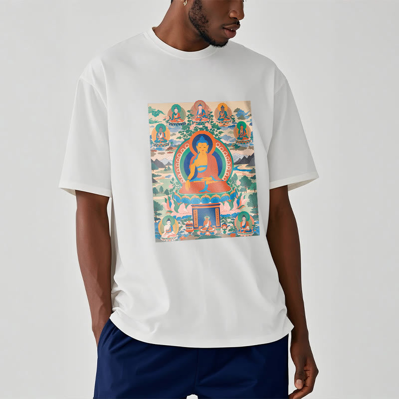 Buddha Stones The Medicine Buddha Sutra Transformed Into Art Tee T-shirt - image 2